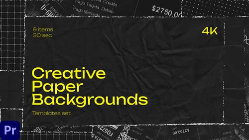 arrière-plans en papier créatifs MOGRT