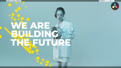 Kinetic Typography Titles \ DR