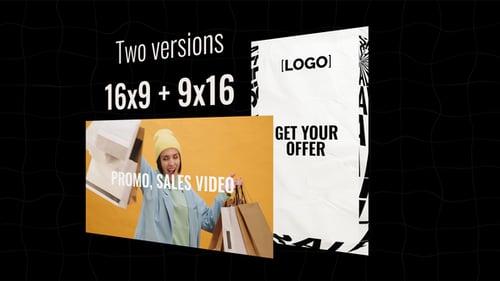 Typography Dynamic Promo, Sales Video