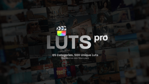 LUTs Pro: Professional Color Grading Pack with 500 LUTs For Final Cut Pro