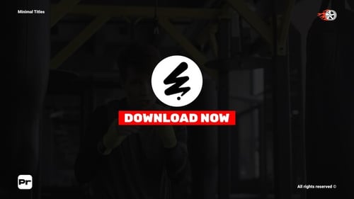 Minimal Titles - mogrt