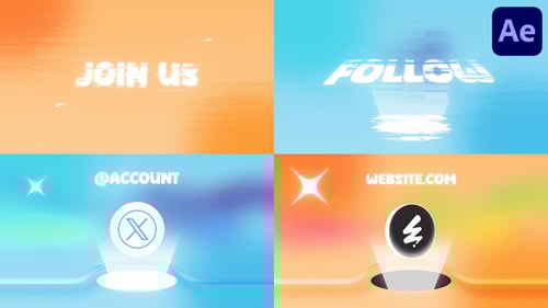 Hologram Creative Logo for After Effects