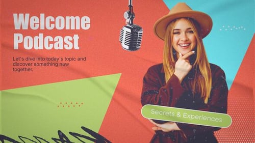 Creative Podcast Promo (Mogrt)