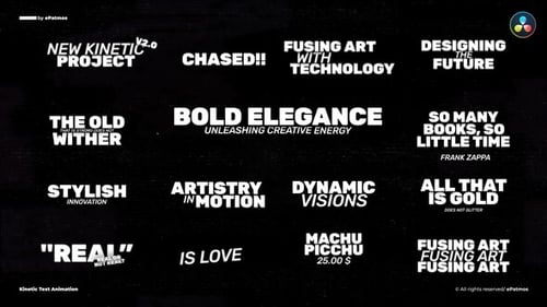 Kinetic Smooth Animation | DR