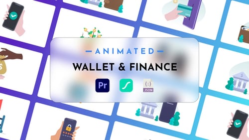 Wallet & Finance Animated Pack for Premiere Pro