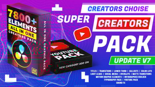 Super Creators Pack (7800+ Elements)