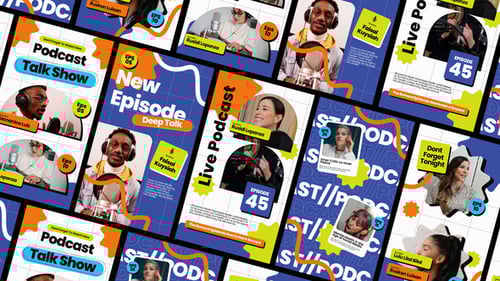 Podcast Talkshow Reel Story After Effect