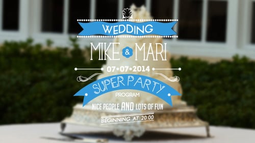 Typographic Wedding Invitations