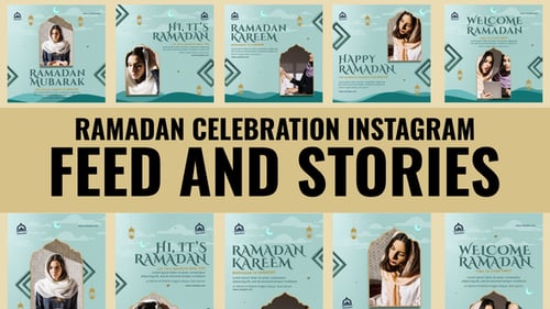 Ramadan Celebration Feed and Stories Instagram
