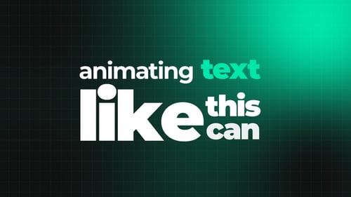 Typography Animation | MOGRT