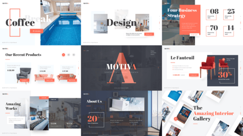 Motiva Interior Video Display After Effect Template