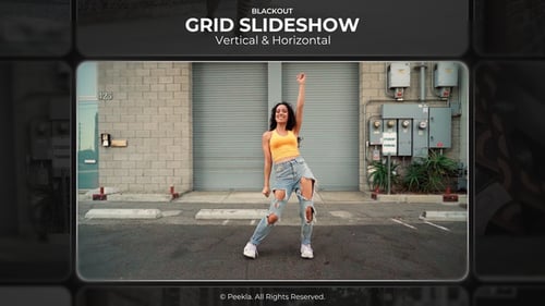 Grid Blackout Slideshow
