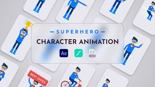 Superhero Character Animation
