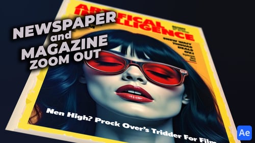 Newspaper Magazine Zoom Out