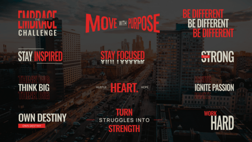 Creative Kinetic Text Titles