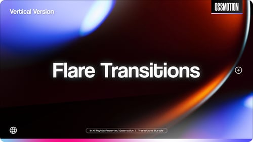 Vertical Lens Flare Transitions