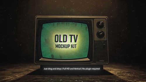 Old TV Mockup