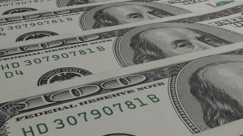 100 dollar bills background.