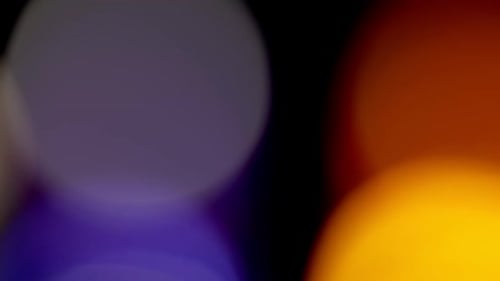 Light Leaks Blurred Footage Moving Blinking Circle Lens Glow Flare Bokeh Overlays Transitions