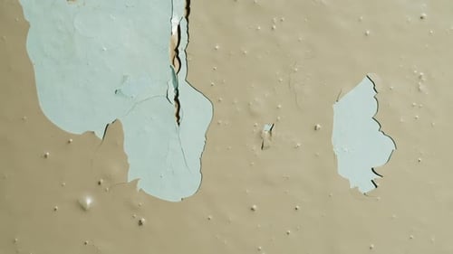 Old White Wall Paint with Crack Texture Vintage Background