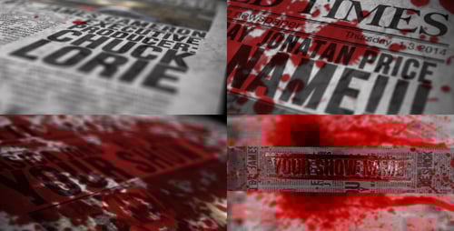 Blood Newspaper Titles