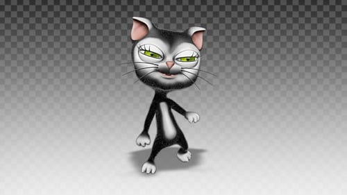 Cartoon Kitty Cat - Dance Hip Hop