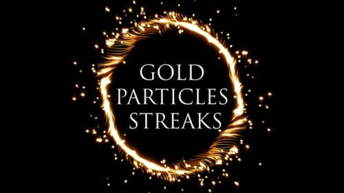 Gold Particles Streaks