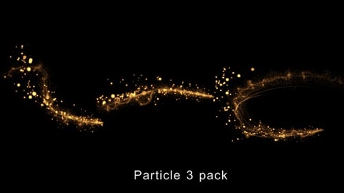 Gold Particles 4K