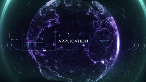 Digital Data Particle Earth Application