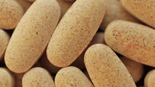 Rotation Of The Tablet Of Vitamin