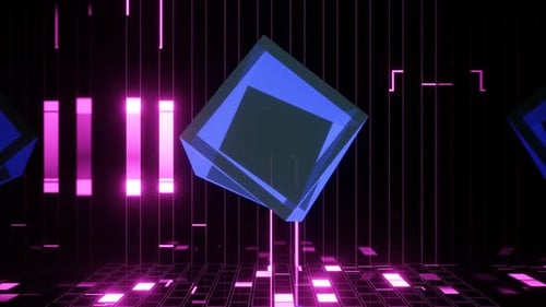 Vj Loop Abstract Rotation Of Geometric Metamorphoses 02