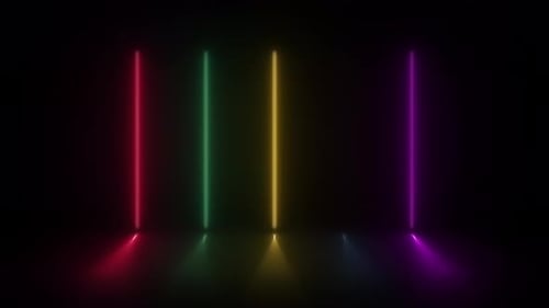 Concept 42-N1 Abstract Neon Lights Animation