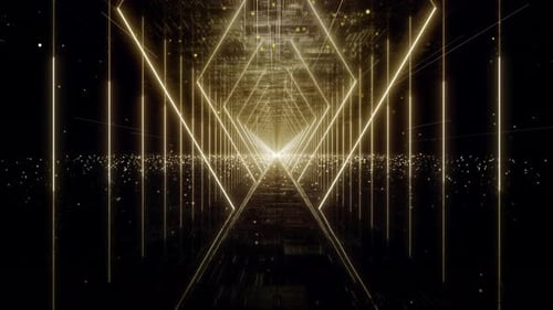 Neon Light Glow Loop 4K