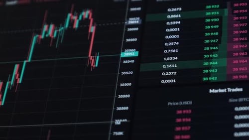 Stock Market Cryptocurrency Exchange Chart
