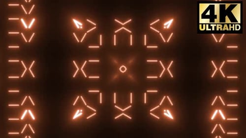 10 Neon Lamp Vj Loop Pack