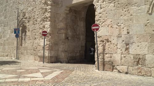 Entrance of one gate of Jerusalem