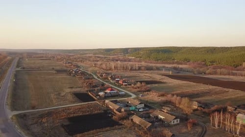 Early Spring Village Nature