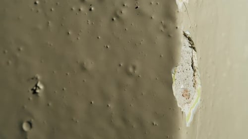 Old White Wall Paint with Crack Texture Vintage Background