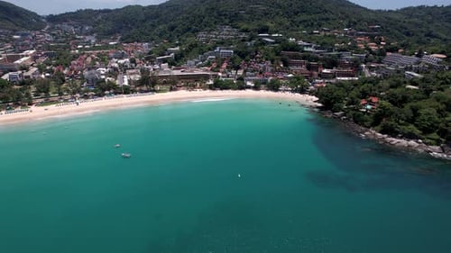 The Snowwhite Kata Beach of Phuket Island