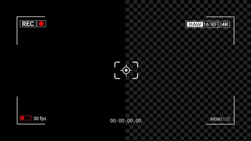 Camera Recording Screen With Low Battery Signal Alpha