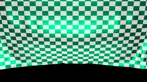 Green Checkered Cloth