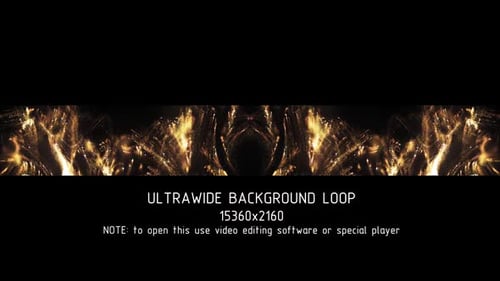 Rising Firework Ultrawide Background