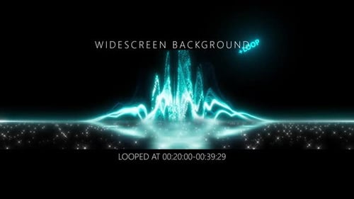 Electricity Particles Widescreen Background