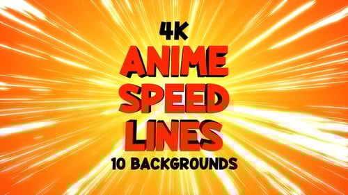 4k Anime-Geschwindigkeitslinien
