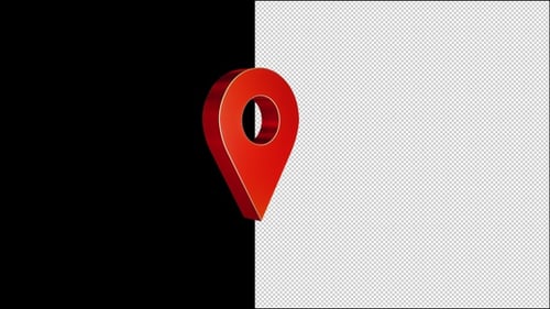 3d Location Pin Icon V.1