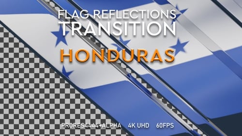 Flag of Honduras transition | UHD | 60fps