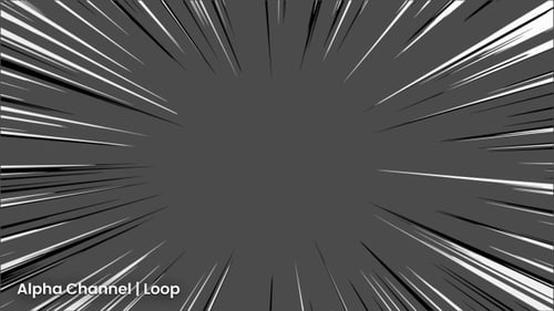 Efecto de superposición de líneas de velocidad de anime | Alpha Loop