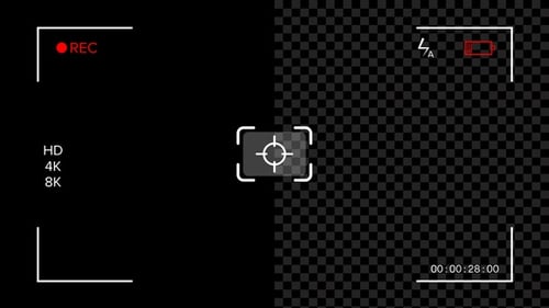 Recording Screen Interface Overlay Low Battery Signal Alpha