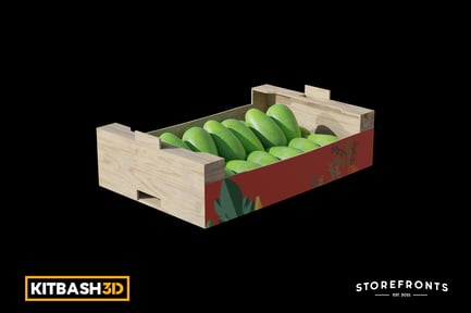 Preview: Kitbash: Storefronts - Box of Avocados