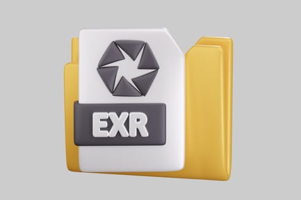 Preview: Abstract illustration of a logo with the letters EXR